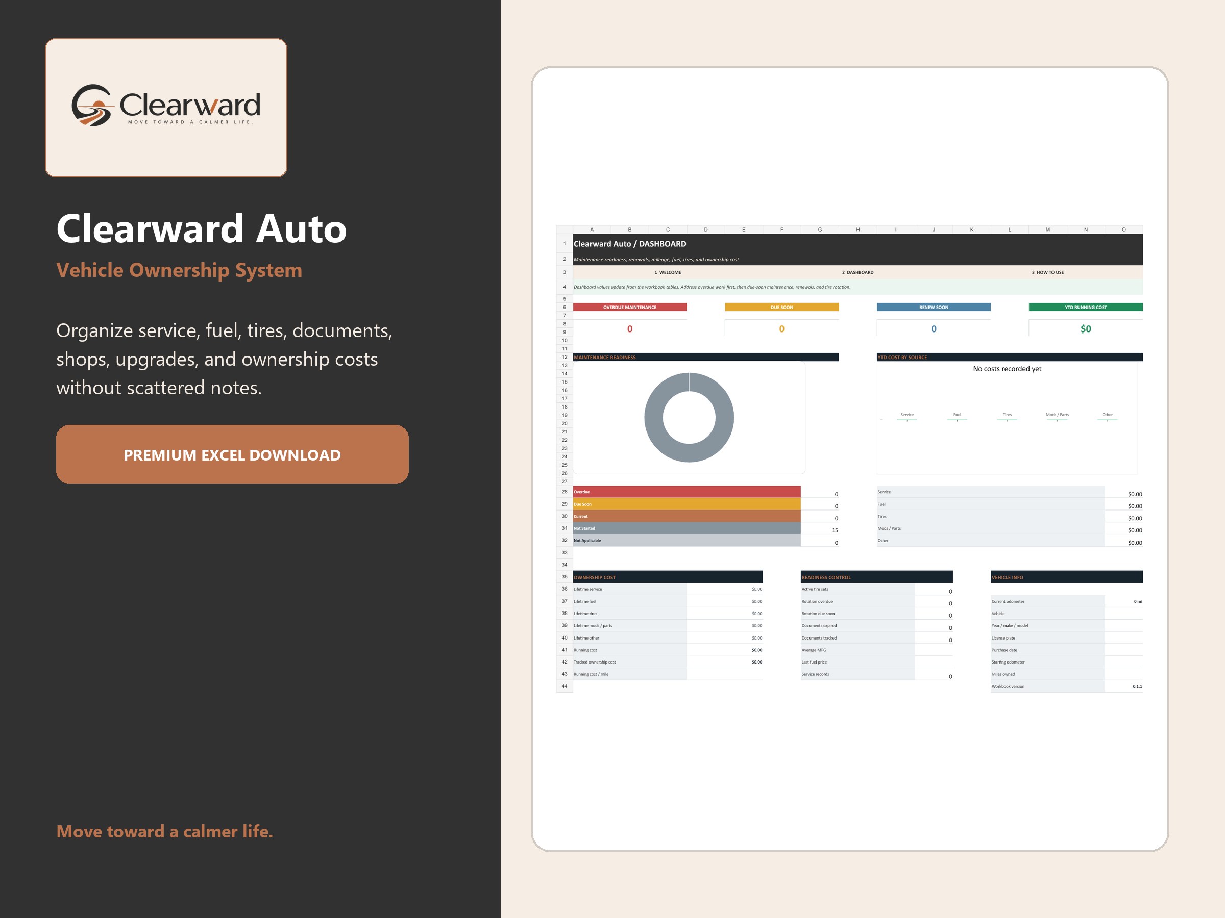 Clearward Auto Excel system product overview