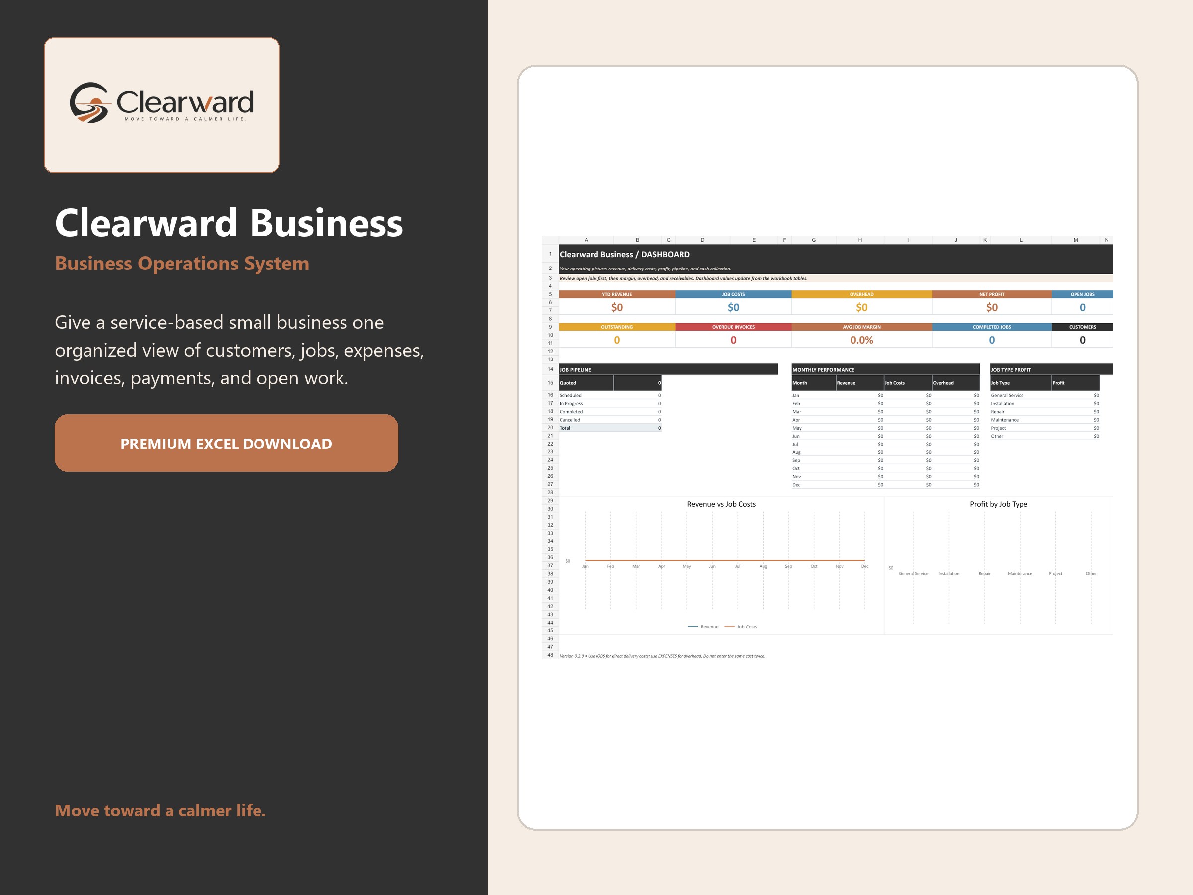 Clearward Business Excel system product overview
